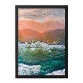 Aerial Beach Wall Art, Coastal View Print, Ocean Waves Picture, Beach Photography, Contemporary Landscape Art, Beach Decor Artwork - Tawshia